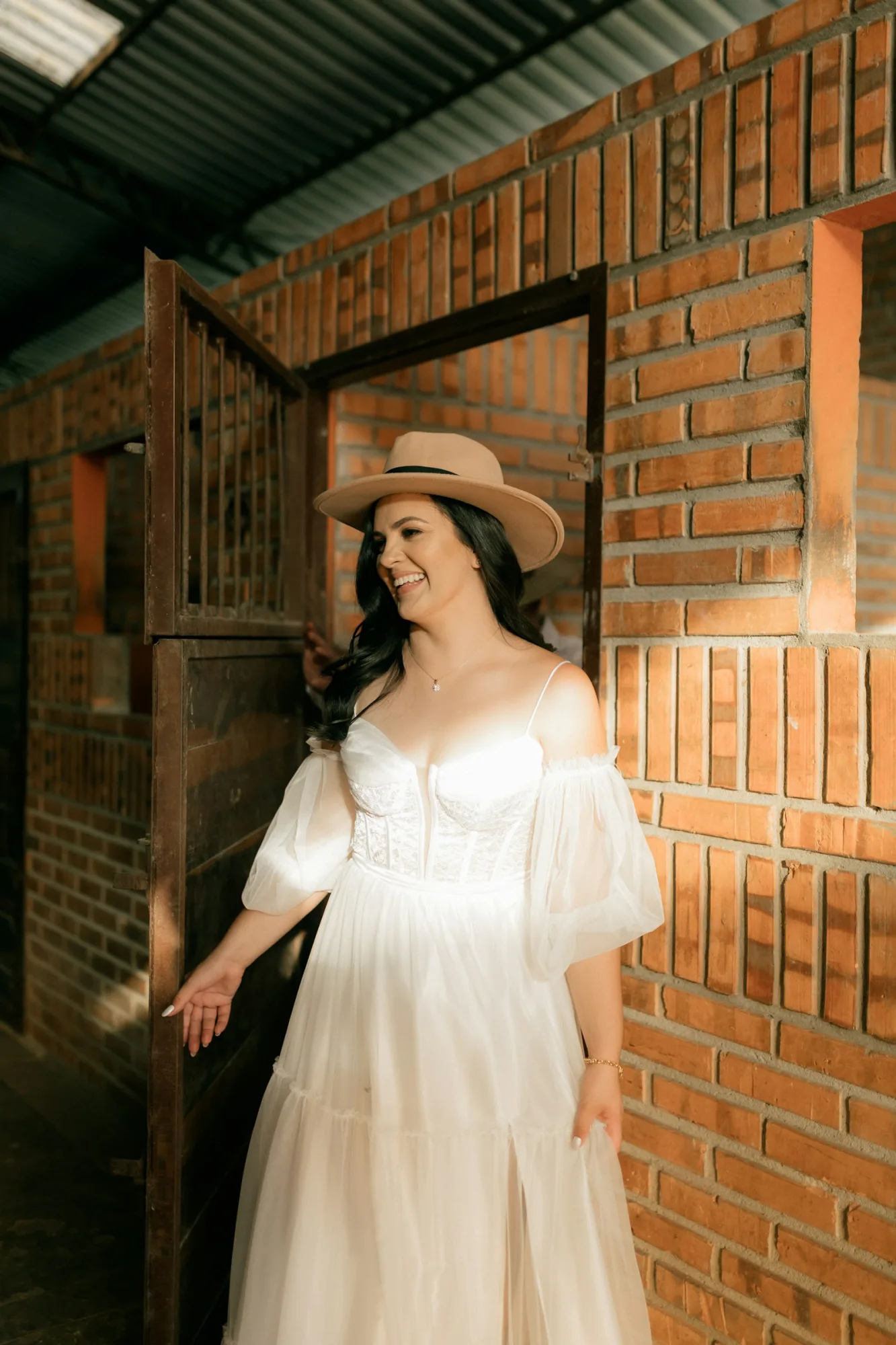 Western dresses in prairie light